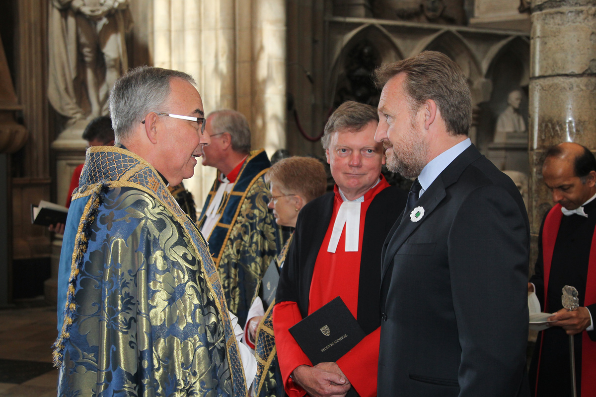 A Solemn Commemoration for Srebrenica Memorial Day was held at Westminster Abbey at Noon on Monday 6th July