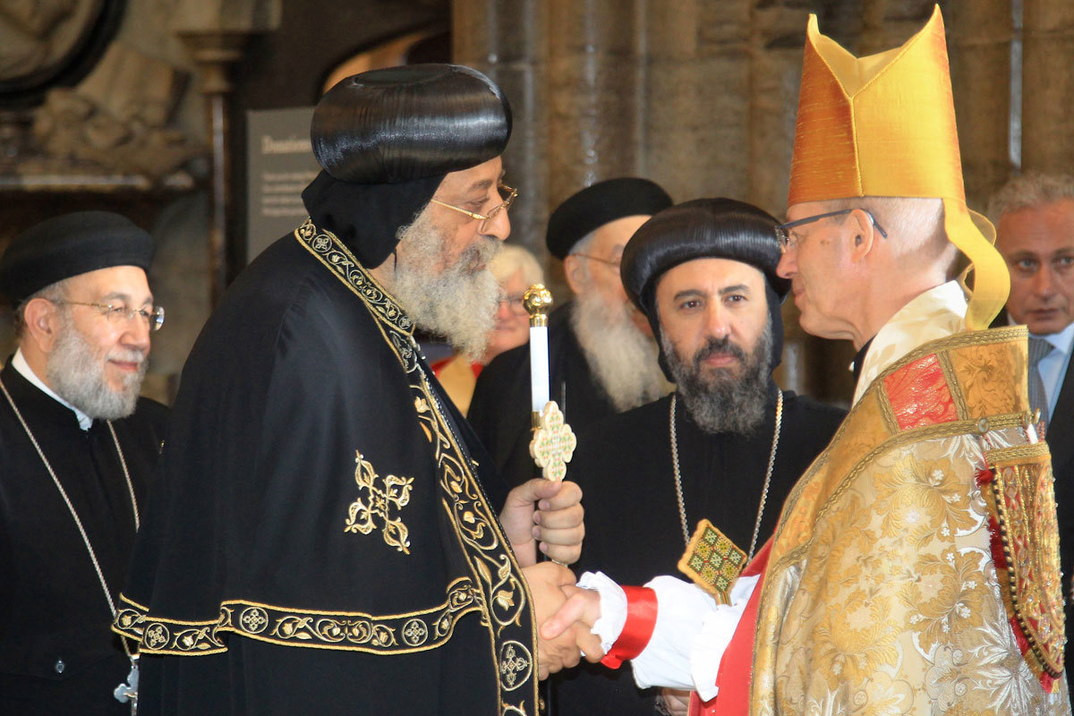 Abbey welcomes Pope Tawadros