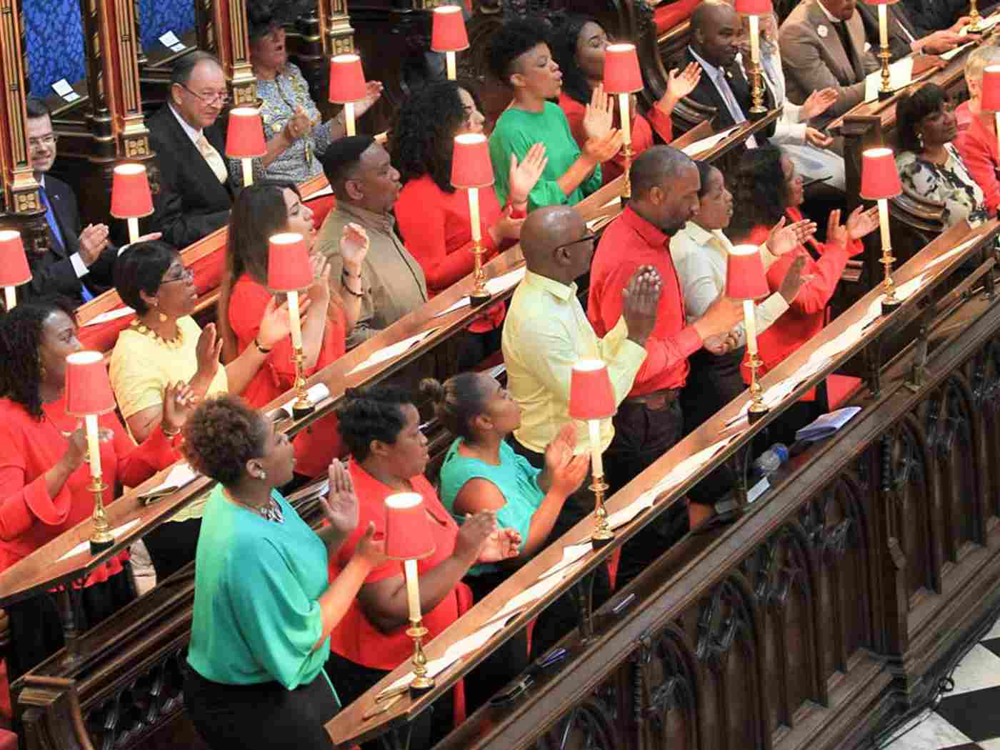 The Windrush 70th Anniversary Choir sing The Anthem