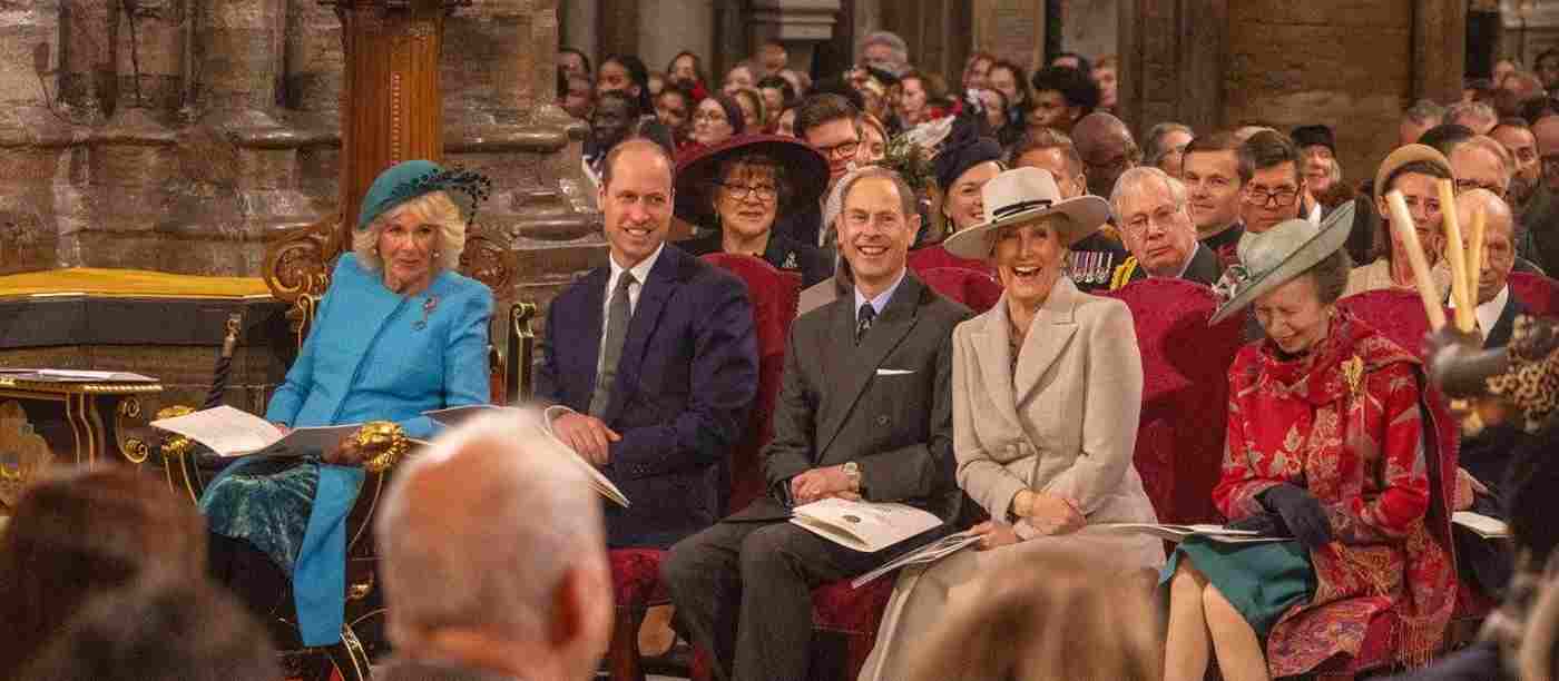 Members of the Royal Family celebrate Commonwealth Day at the Abbey