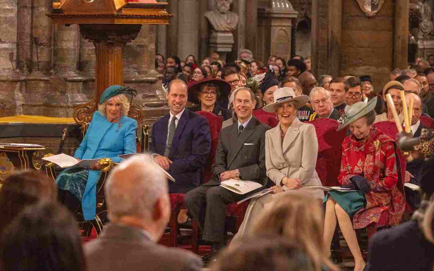 Members of the Royal Family celebrate Commonwealth Day at the Abbey