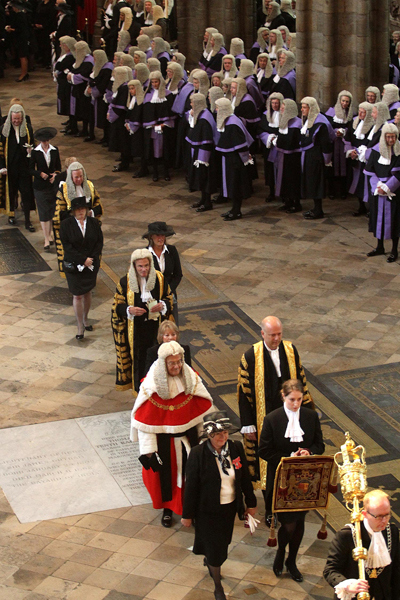 Judges Service 2012 marks start of the legal year