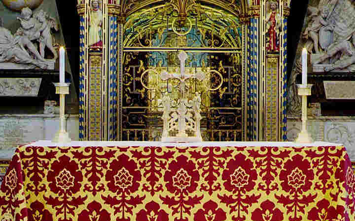 Nave altar at Westminster Abbey - copyright Dean and Chapter of Westminster