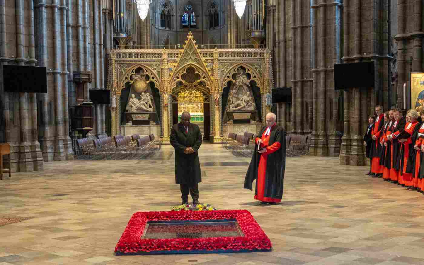 South African President visits the Abbey