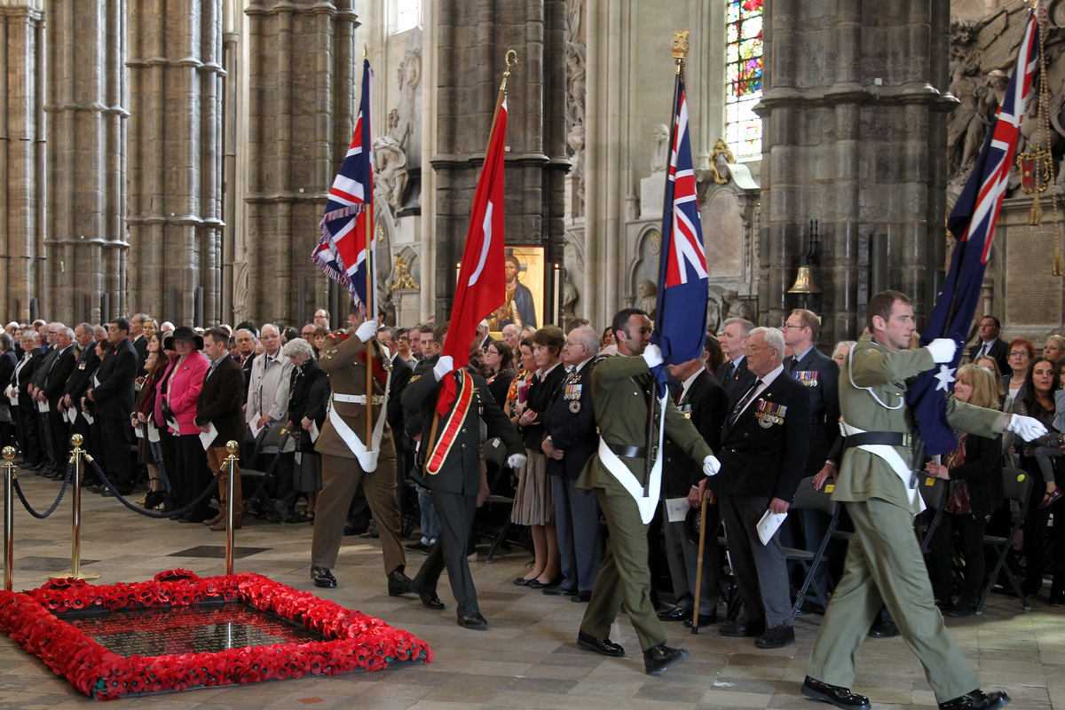 Abbey marks ANZAC Day 2013