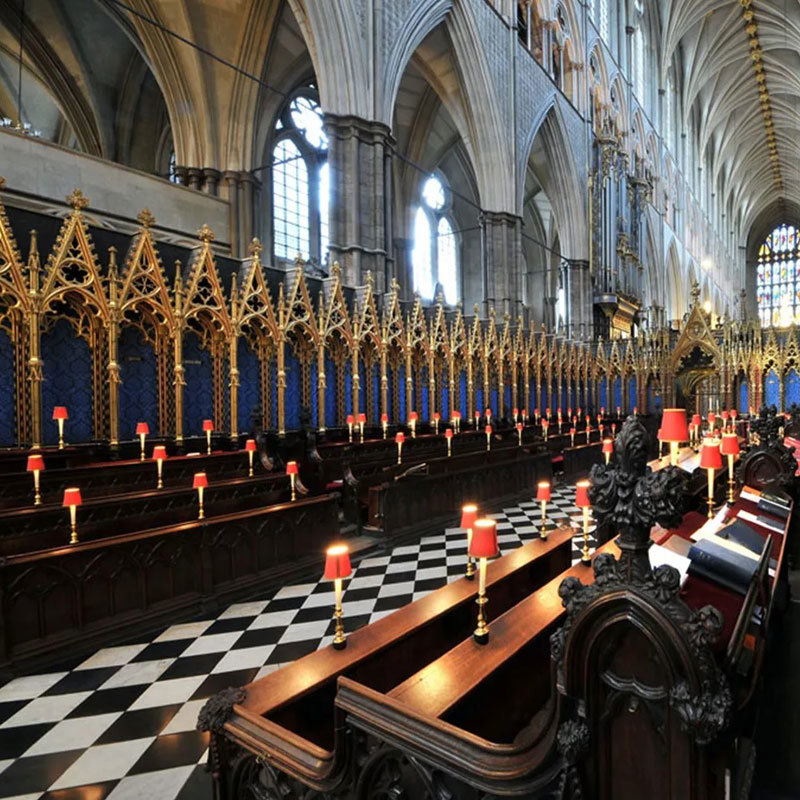 Photograph of the quire in Westminster Abbey