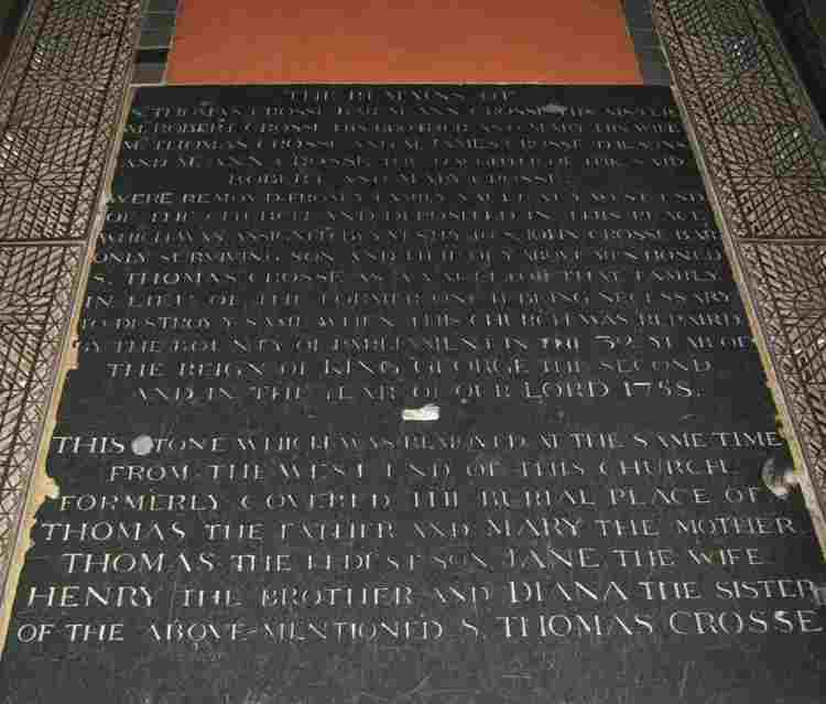 Sir Thomas Crosse & family