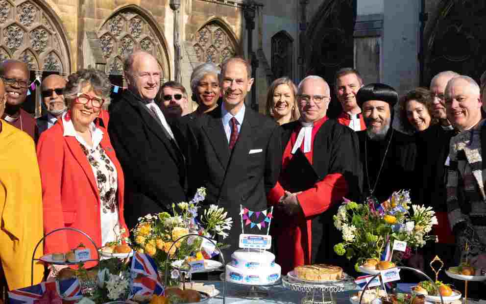 The Duke of Edinburgh meets faith leaders at Coronation Big Lunch event