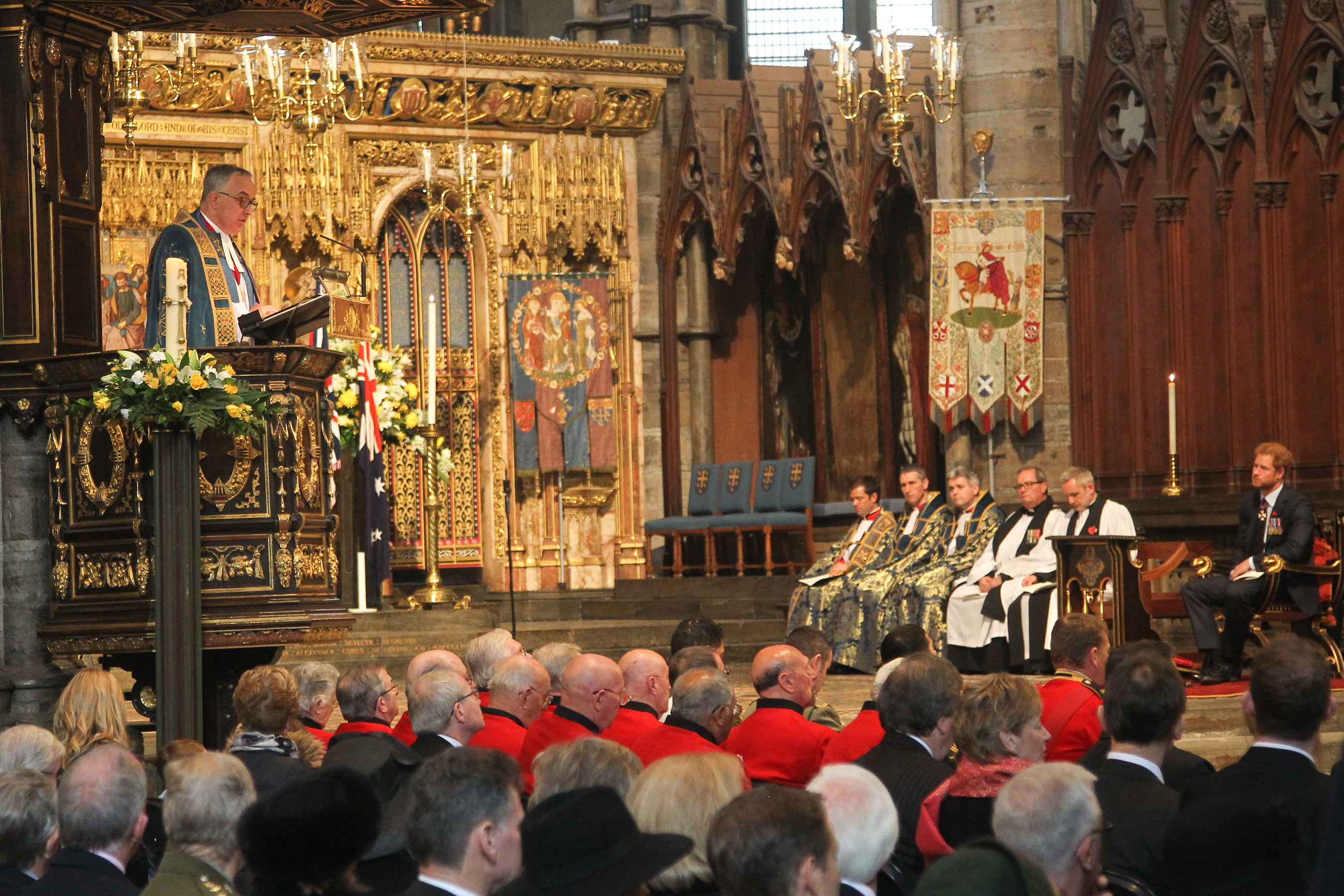 The Dean gives the Address