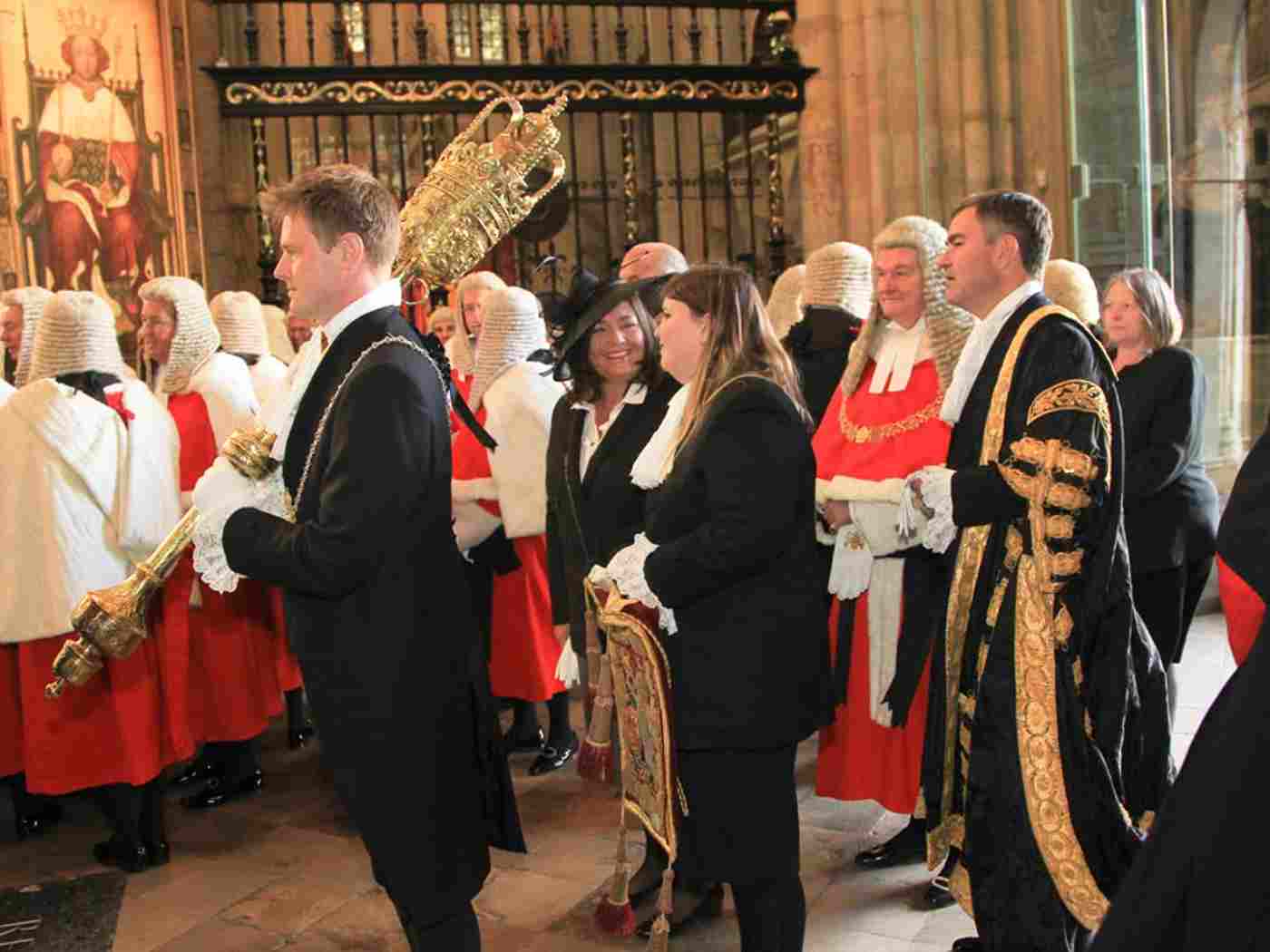 The Procession through the Abbey Church