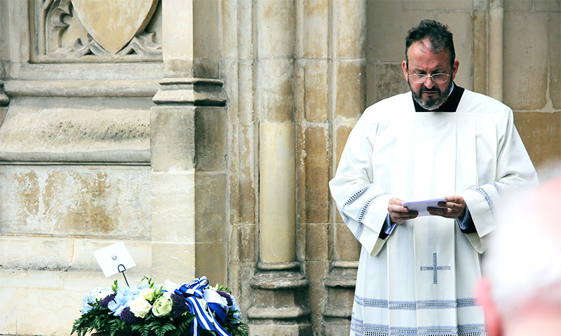A wreath laying in memory of Saint Oscar Romero took place at Westminster Abbey on Tuesday 7th July