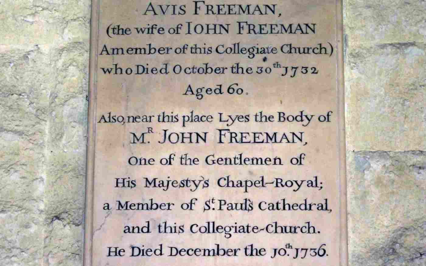 John and Avis Freeman