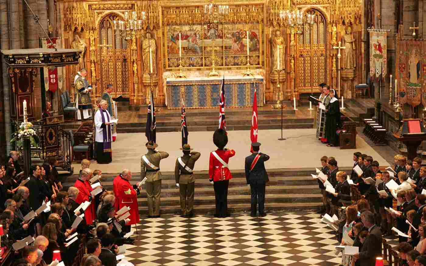 Abbey packed for annual Anzac Day service