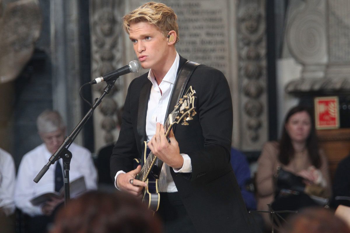 Cody Simpson performs What a Wonderful World
