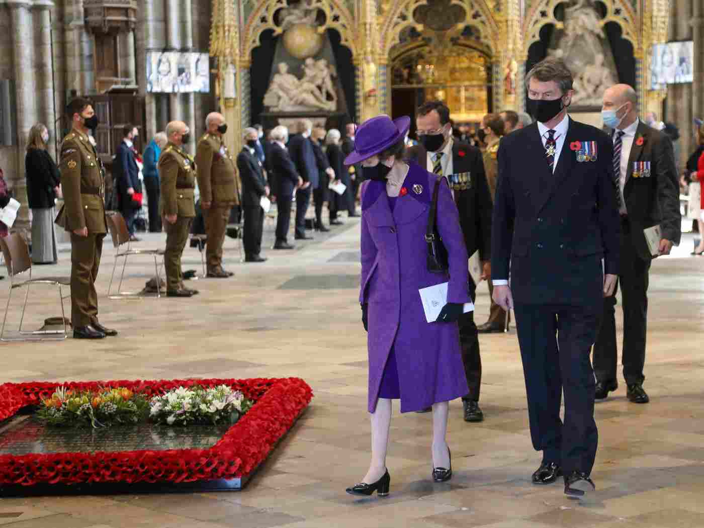 HRH The Princess Royal departs