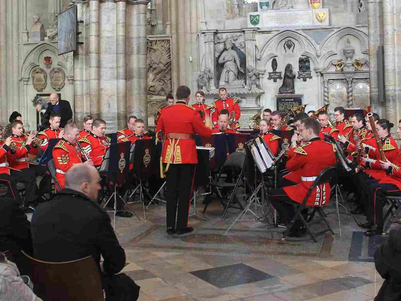 The Band of the Grenadier Guards performs