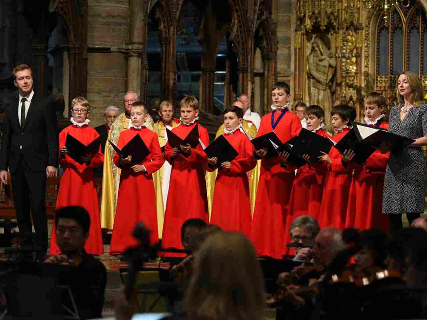 Sarah Tynan, Tim Mead, choristers from the Abbey Choir and the London Philharmonic Orchestra perform the final scene from A Midsummer Night’s Dream