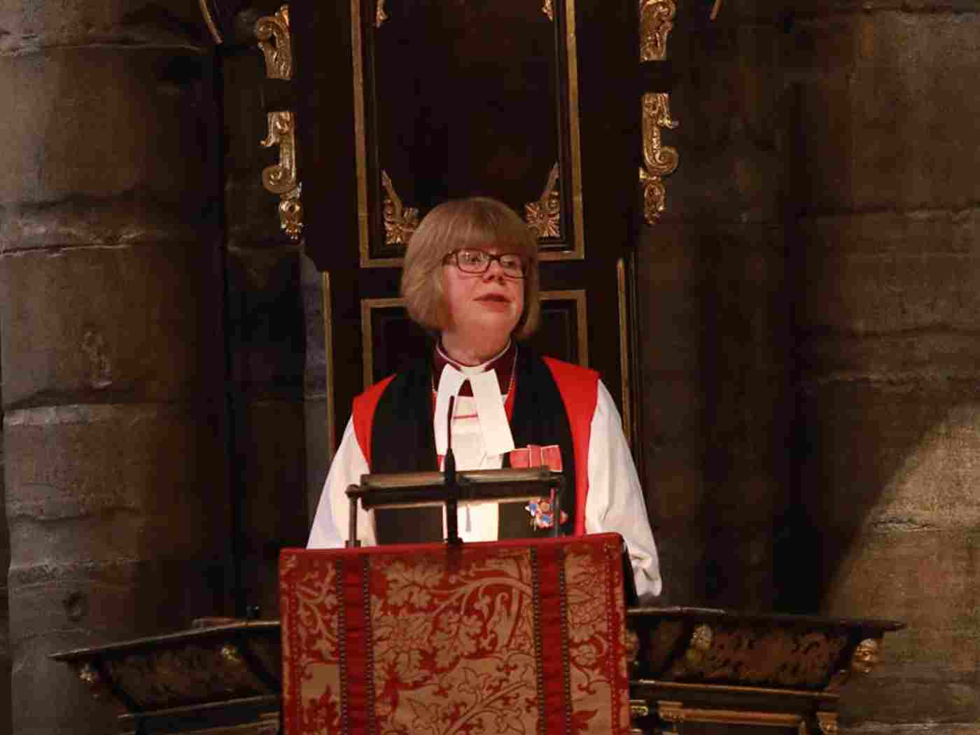 The Right Reverend and Right Honourable Dame Sarah Mullally DBE, Bishop of London, gives the Sermon