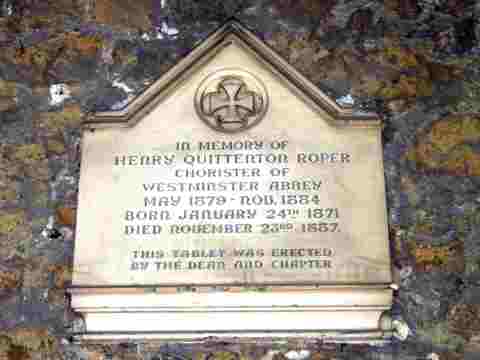 Henry Joseph Roper Henry Roper | Westminster Abbey