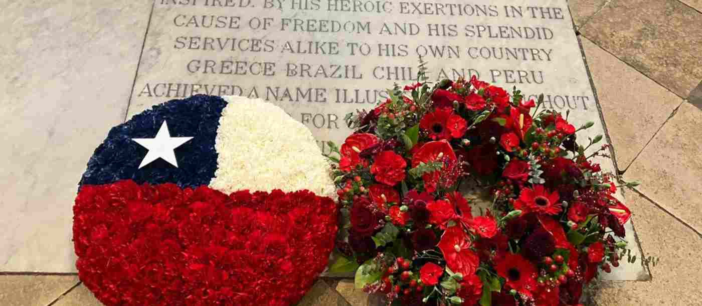 Chilean Navy honours Admiral Lord Cochrane