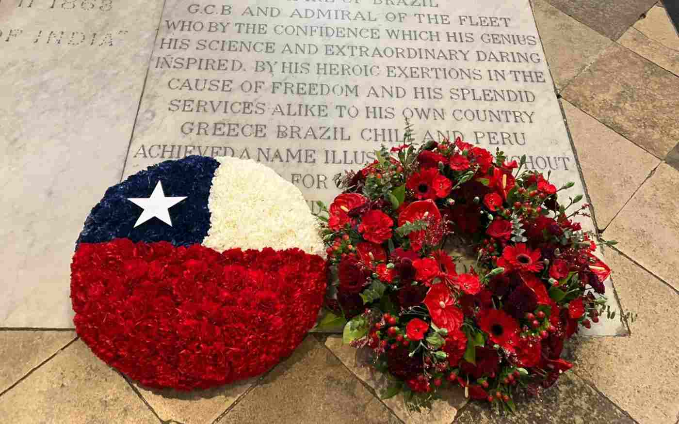 Chilean Navy honours Admiral Lord Cochrane