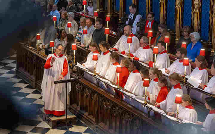 St Margaret's Church Choristers Performing at Westminster Abbey