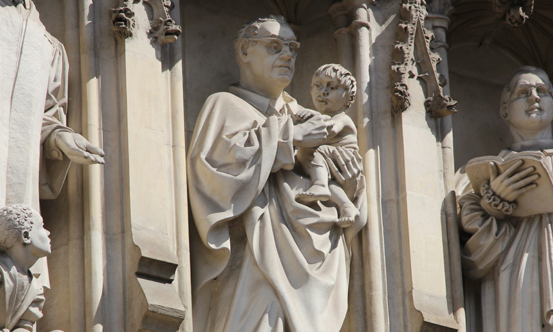 Wreath Laid for Oscar Romero