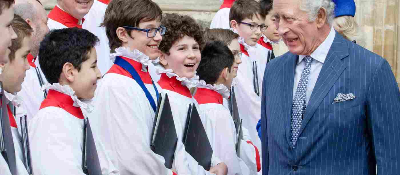 Westminster Abbey prays for the health of HM The King