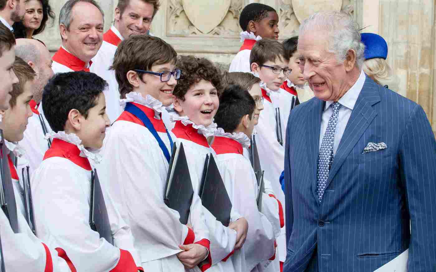 Westminster Abbey prays for the health of HM The King