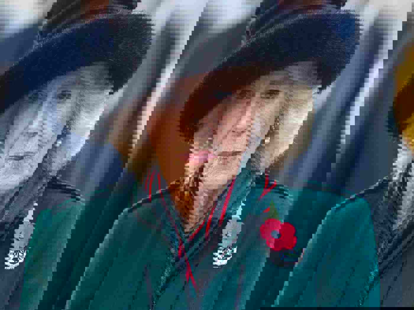 HRH The Duchess of Cornwall before the two minutes' silence