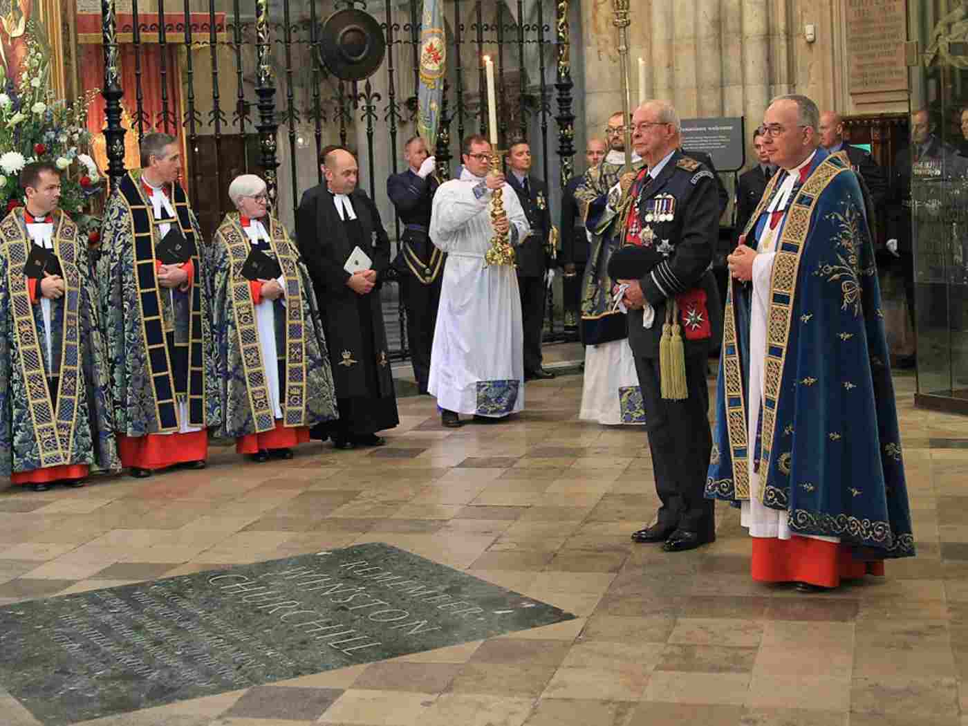 Air Chief Marshal Sir Richard Jones represented The Prince of Wales at the service