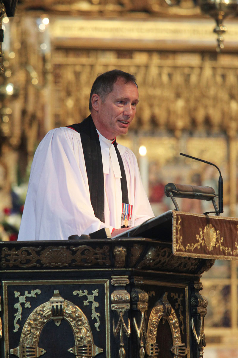 The Venerable (Air-Vice Marshal) Jonathan Chaffey QHC RAF, Chaplin-in-Chief of the Royal Air Force, gives The Address