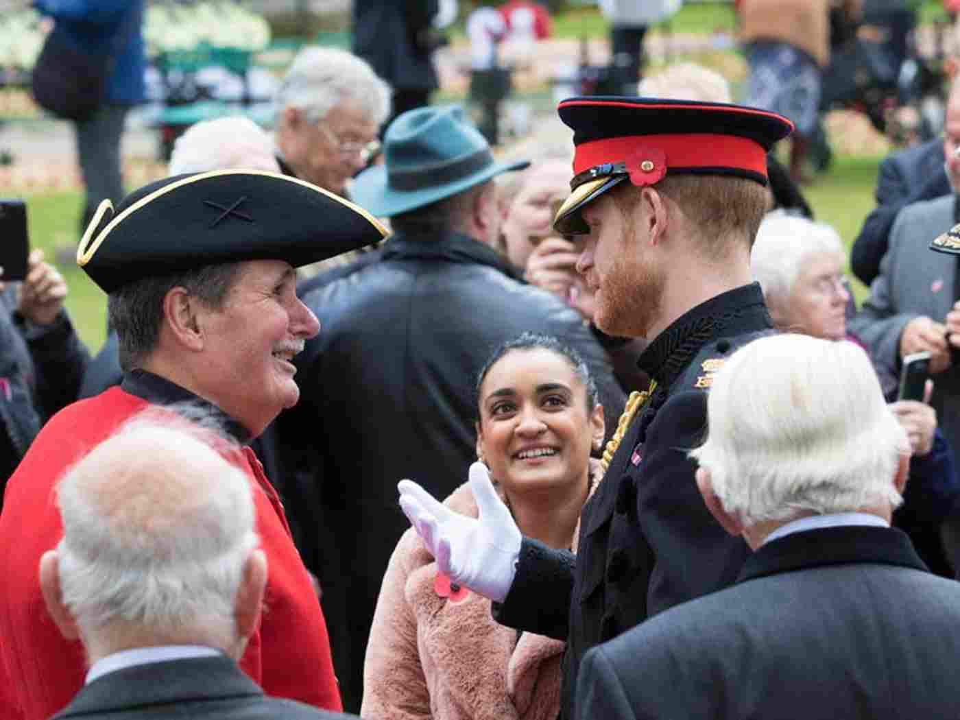 The Duke of Sussex meets veterans