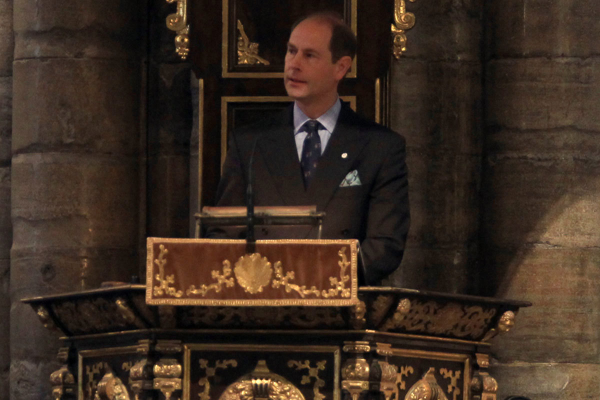 The Earl of Wessex gives The Address