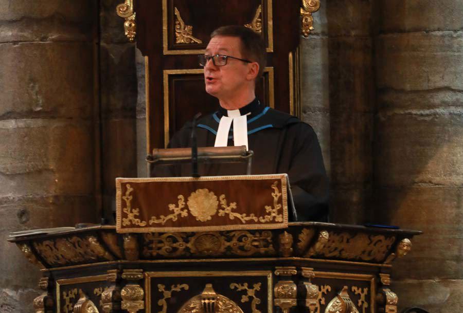 The Reverend Dr Paul Hill, Lord Mayor's Chaplain, gives The Address