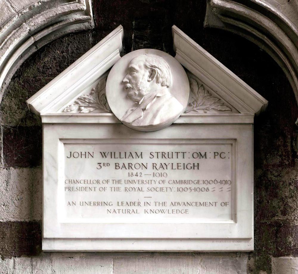 John Strutt, Lord Rayleigh