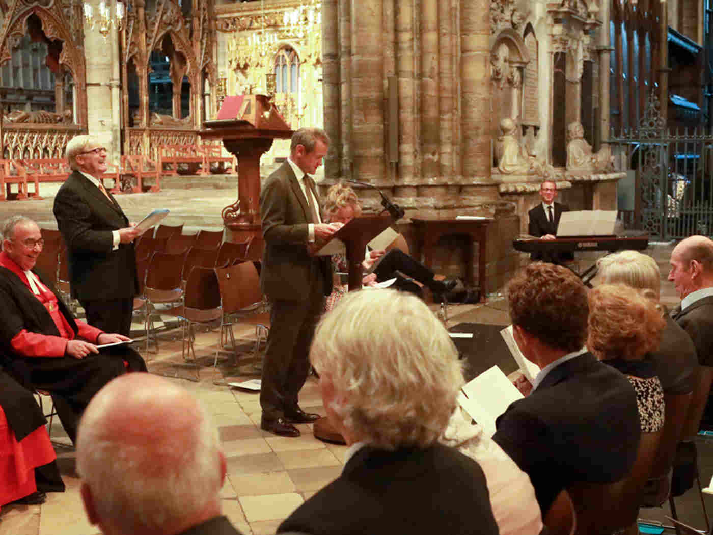 Alexander Armstrong and Martin Jarvis give a reading