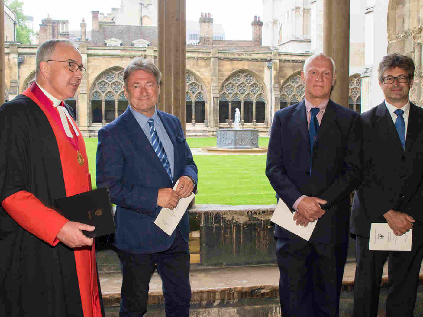 The Dean of Westminster with Alan Titchmarsh, Brian Turner and Ptolemy Dean