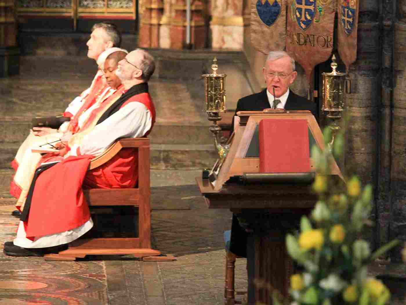 The Lord Carrington gives the Tribute