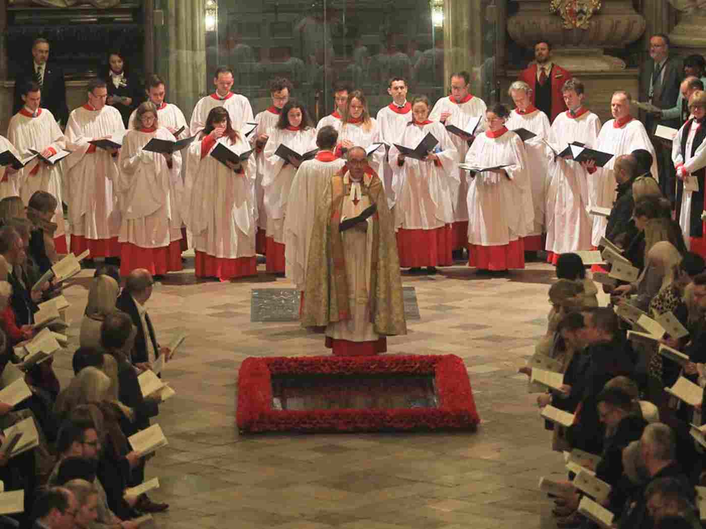 The Very Reverend Dr John Hall, Dean of Westminster, gives The Bidding