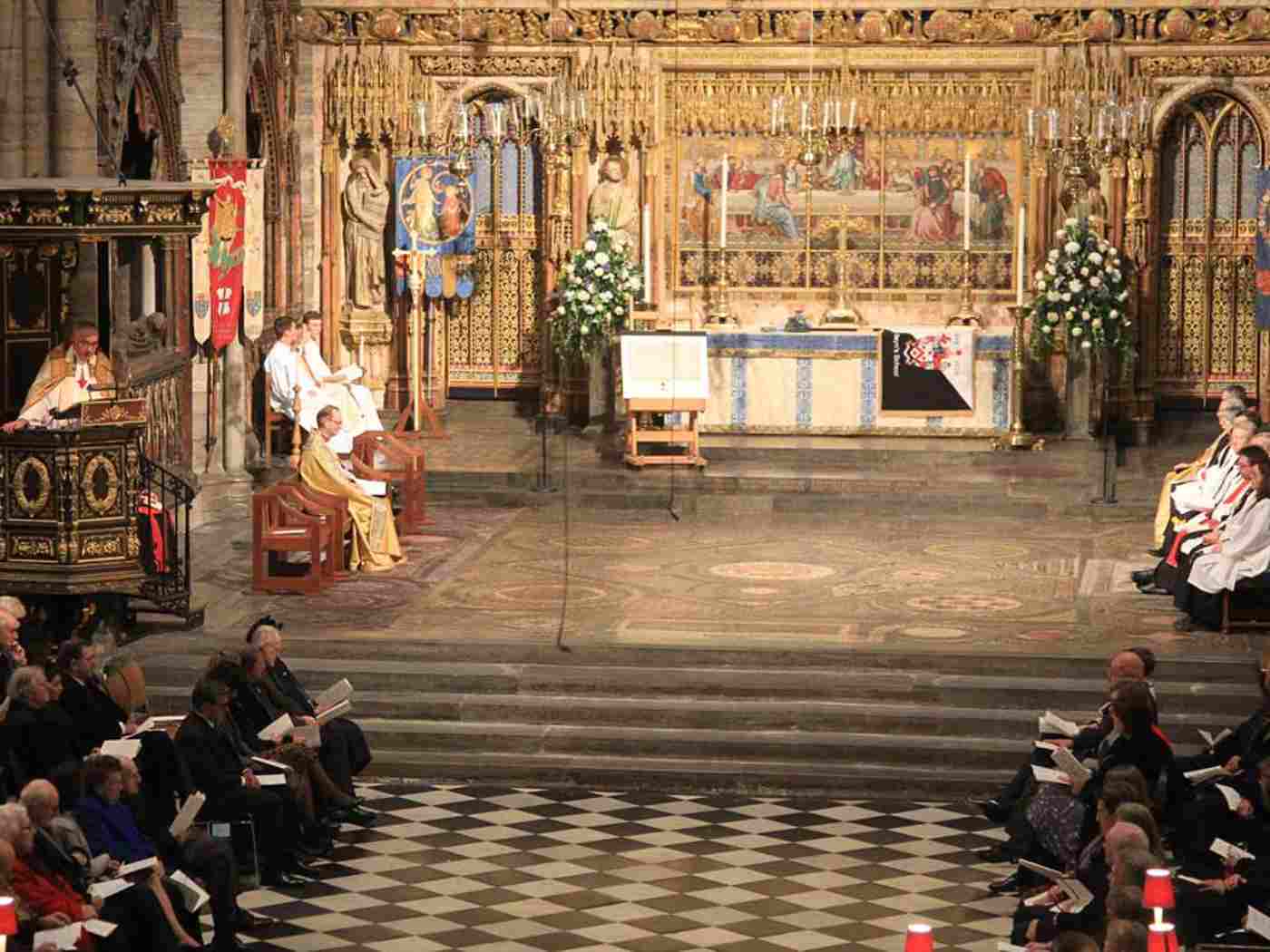 The Dean gives the sermon