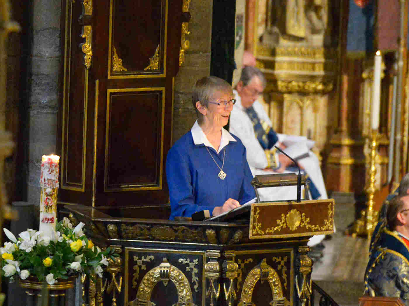 Sister Frances Dominica ASSP DL gives the Address