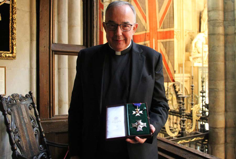 The Dean holds his KCVO