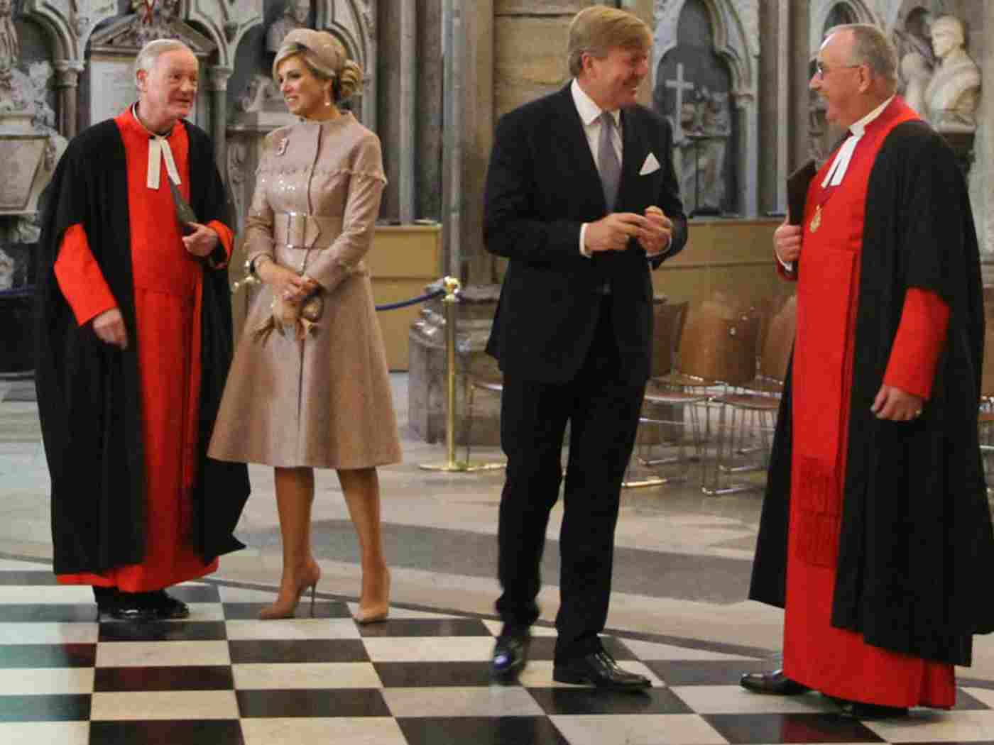 The King and Queen tour the Abbey