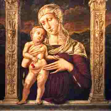 1 Bartolomeo Vivarini's Virgin and Child Painting