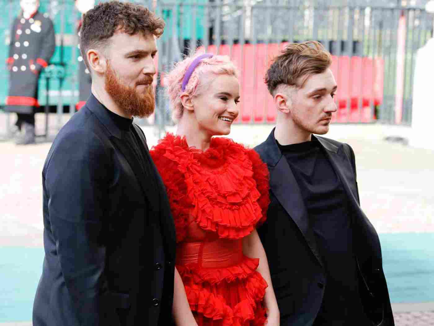 Clean Bandit arrive for the service