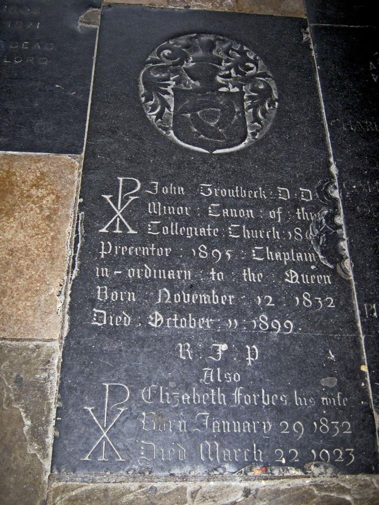 John Troutbeck Westminster Abbey