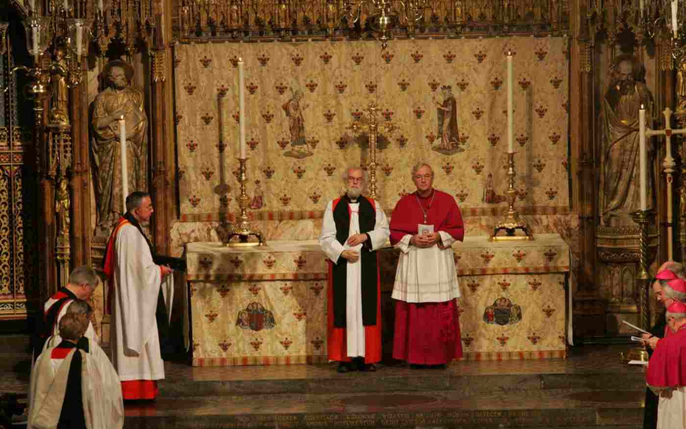 Edwardtide Evensong attended by the Archbishop of Canterbury and the Roman Catholic Archbishop of Westminster