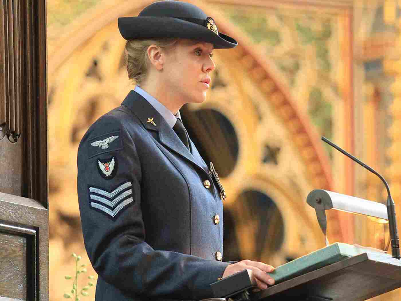 Sergeant Nicolette Munro RAF reads Deuteronomy 32: 1-12
