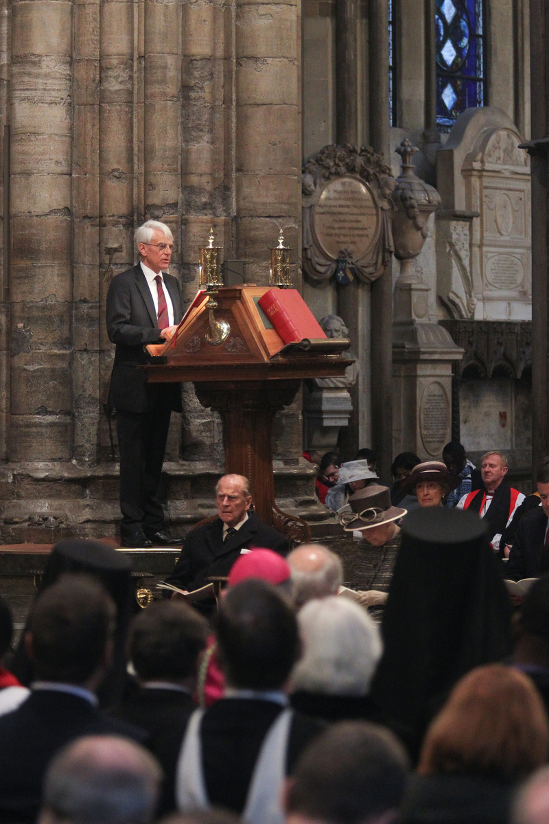 William Fittall, Secretary General of the General Synod, reads Haggai 1: 1-8